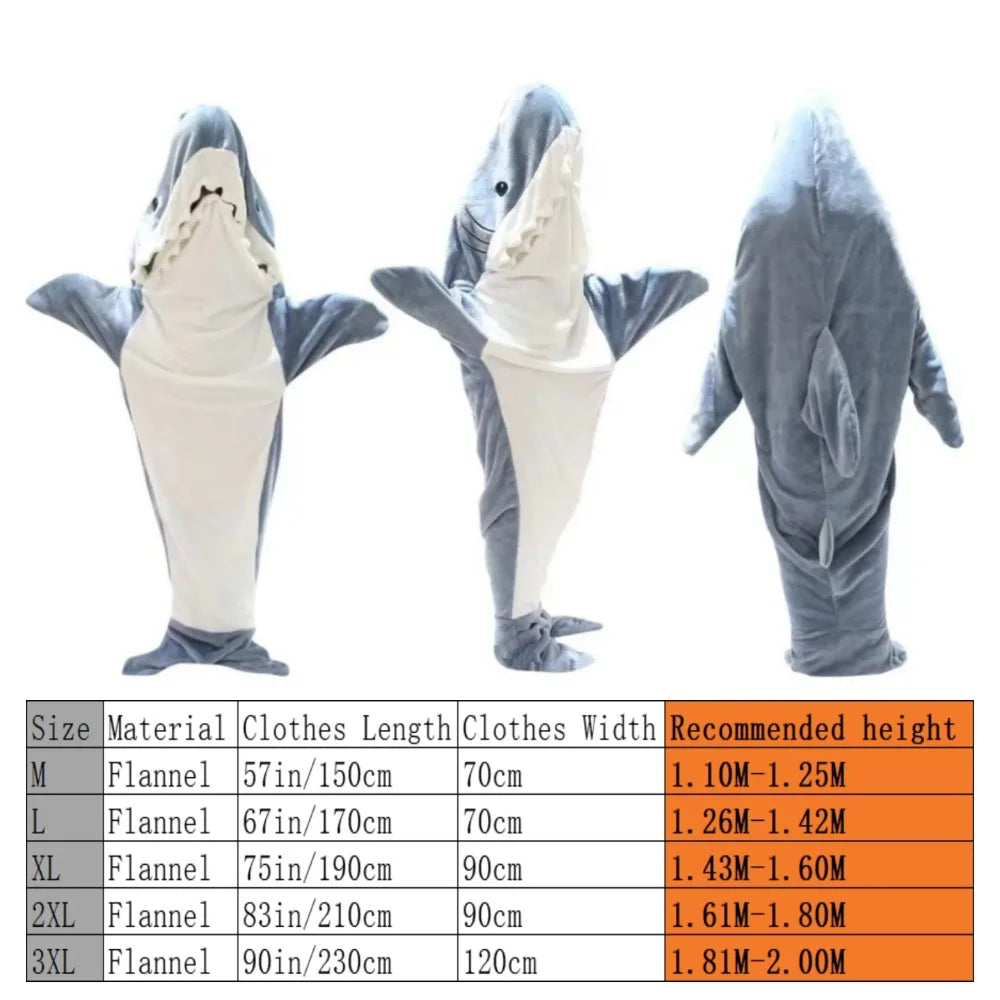 Shark Sleeping Bag Pajamas