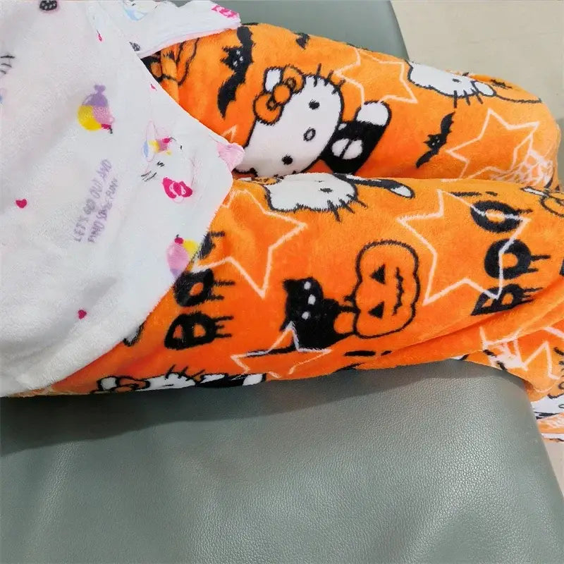 Hello Kitty Halloween Flannel Pajama Pants