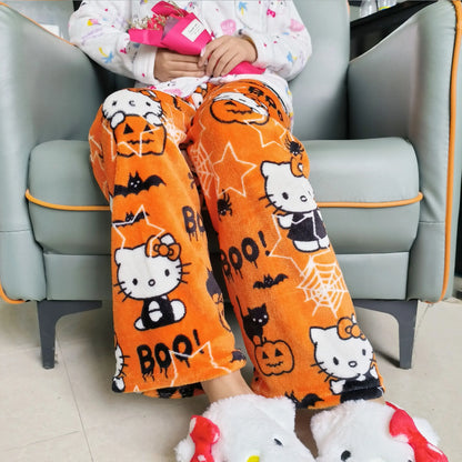 Hello Kitty Halloween Flannel Pajama Pants