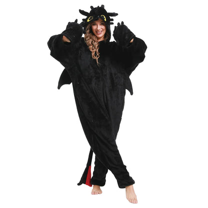 Toothless Dragon Onesie Pajamas