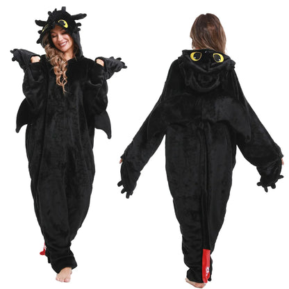 Toothless Dragon Onesie Pajamas