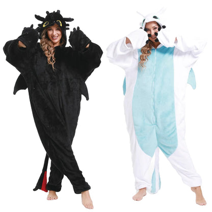 Toothless Dragon Onesie Pajamas