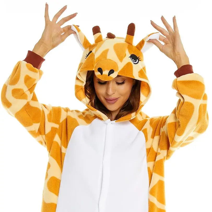 Giraffe Hooded Cosplay Onesie