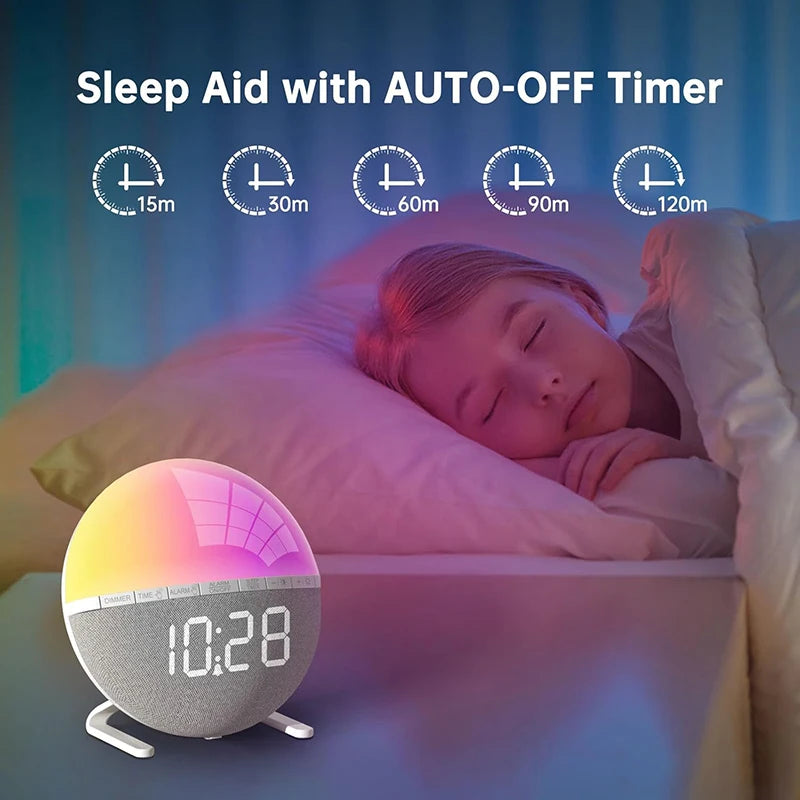 GxFusion Aurora Halo Sunrise Alarm Clock