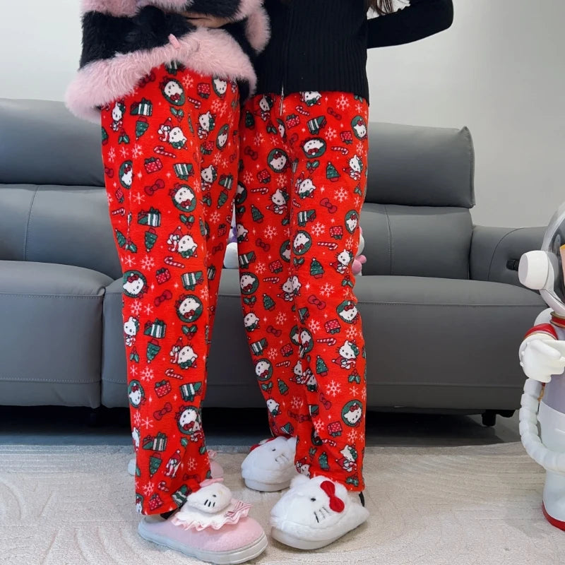 Hello Kitty Christmas Flannel Pajama Pants