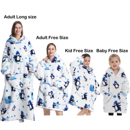 Hooded Blanket Family