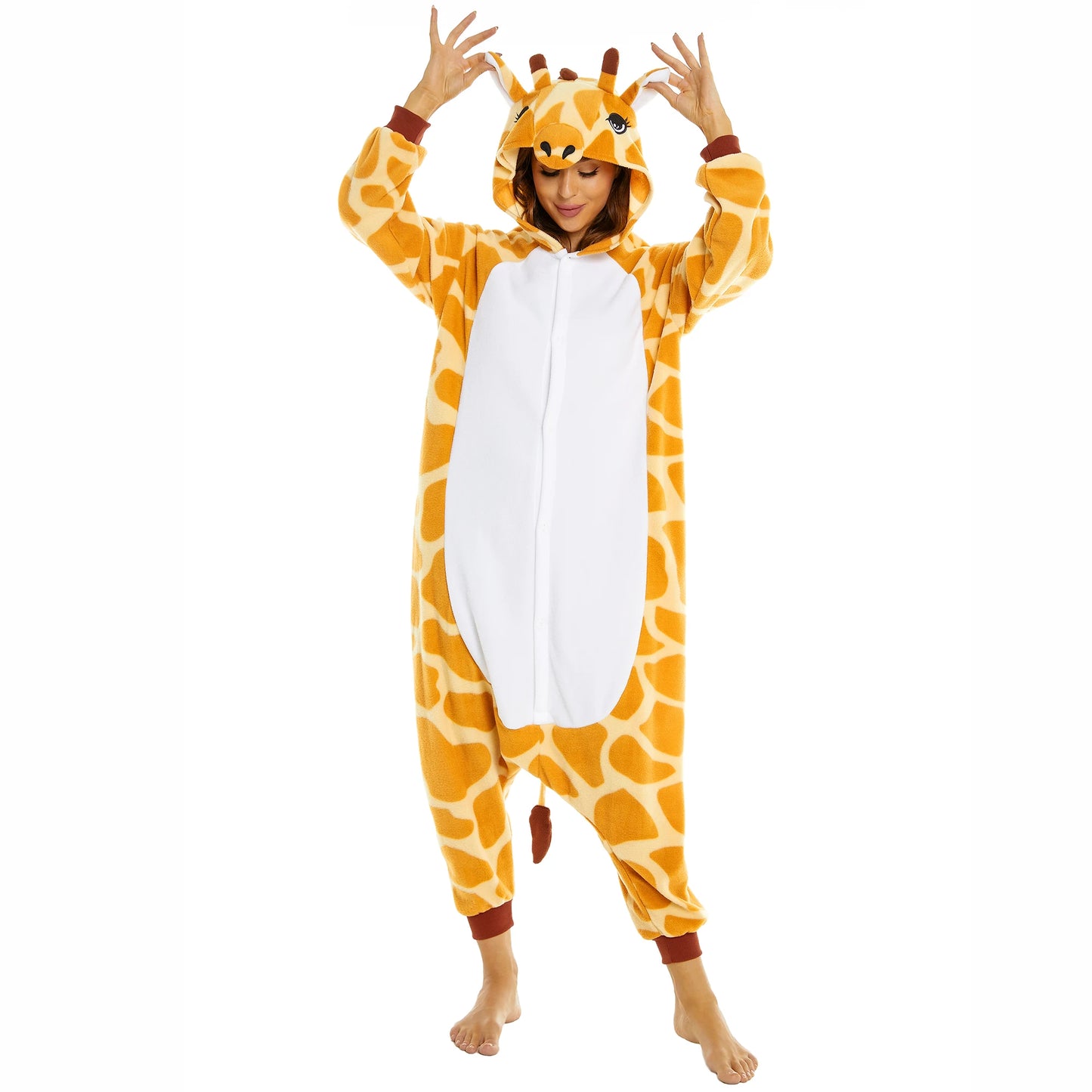 Giraffe Hooded Cosplay Onesie