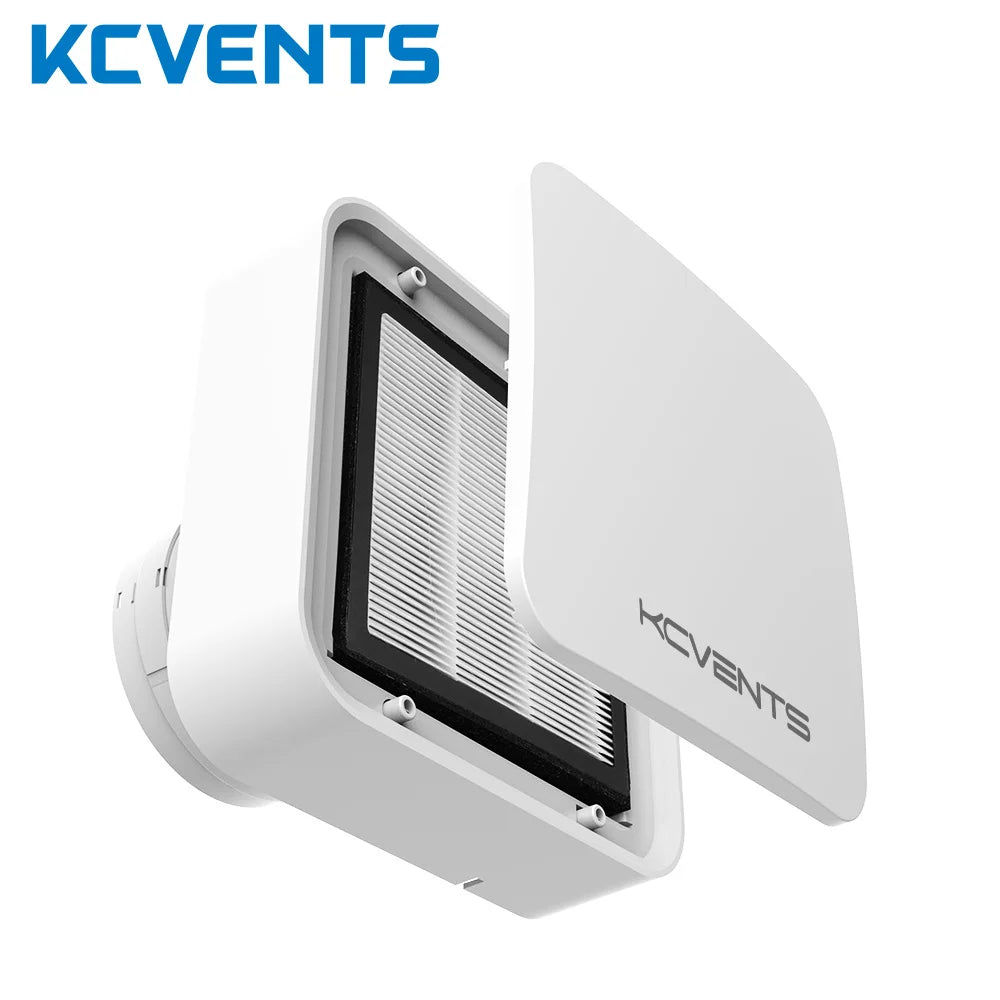 KCvents Fresh Air Exhaust Fan Unit Designed for Bedroom Efficient Filtration Air Fan Helping Clean Indoor Air