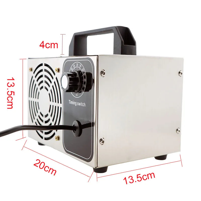 60g/h Ozone Generator Air Purifier Portable Ozonizador Machine O3 Ozono Generator Clean Deodorant Disinfection equipment