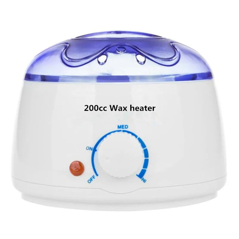 200cc Paraffin Wax Warmer mini Wax Heater Feet Mini SPA Wax-melt Machine Heater Body Depilatory Machine Waxing Kit