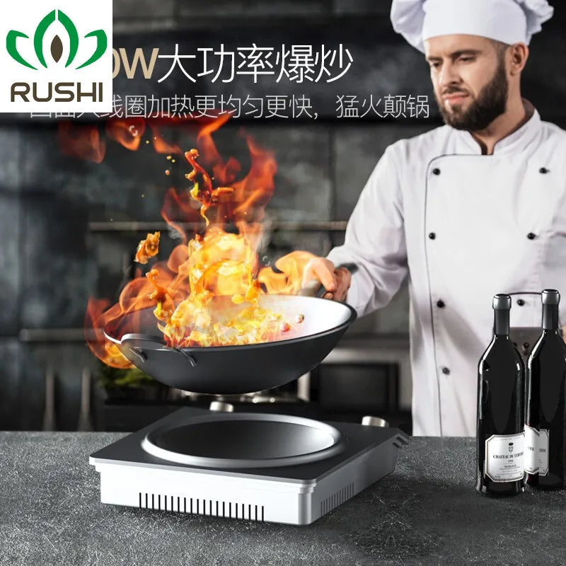 TINME Induction cooker household small multi-function wok 3000W concave induction energy-saving Stove 220V