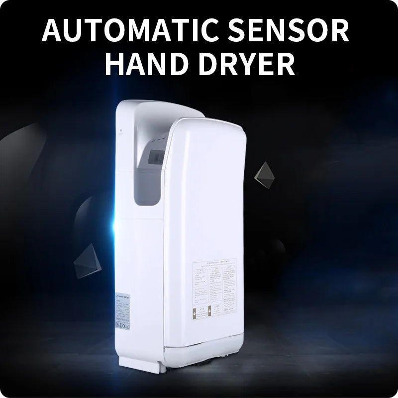 Automatic Hand Dryer for Bathroom Jet Hand Dryer with HEPA Filtered Vertical Slim Compact High Speed Wall Dryers 1650W