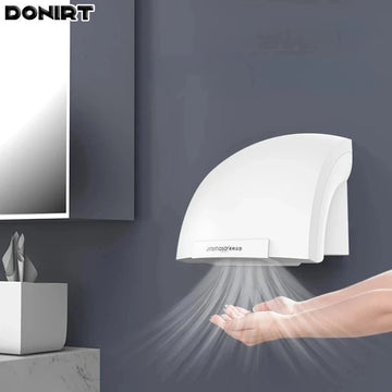 Interhasa! Automatic Hand Dryer Smart Induction Wall High Speed Sensor Low Power Blow Hand Drying Machine Commercial Home Toilet