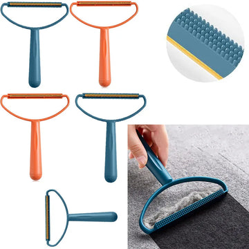 Double Sided Lint Remover Portable Silicone Pet Hair Remover Manual Fluff Clothes Fuzz Fabric Shaver Carpet Brush Clean Tools