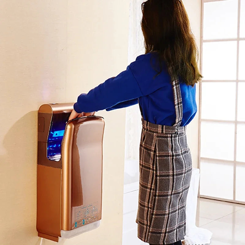 High Speed Hand Dryer Fully Automatic Induction Hand Dryer Hotel Hand Blowing Dual Motor Jet Quick Hand Dryer CS-8888