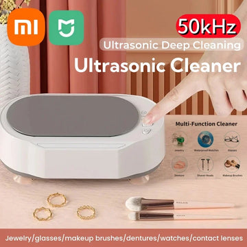 Xiaomi Ultrasonic Cleaner 50kHZ High Frequency Multi-function Portable House Small Jewelry Watch Braces Glasses Timing Cleaner