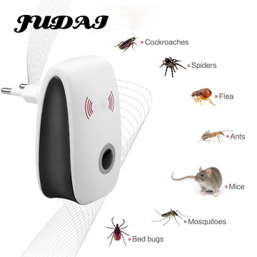 EU/US/UK Ultrasonic Anti Mosquito Insect Repeller Rat Mouse Cockroach Pest Rats Reject Repellent Electronic Mosquito Killer