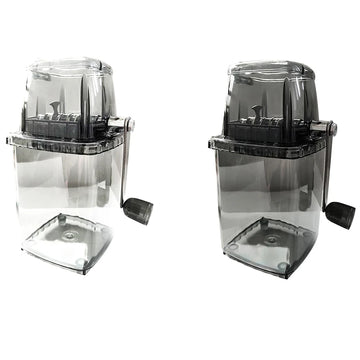 Household Manual Ice Crusher Transparent Multi-Purpose Hand Shaved Ice Machine, Shaved Ice Machine