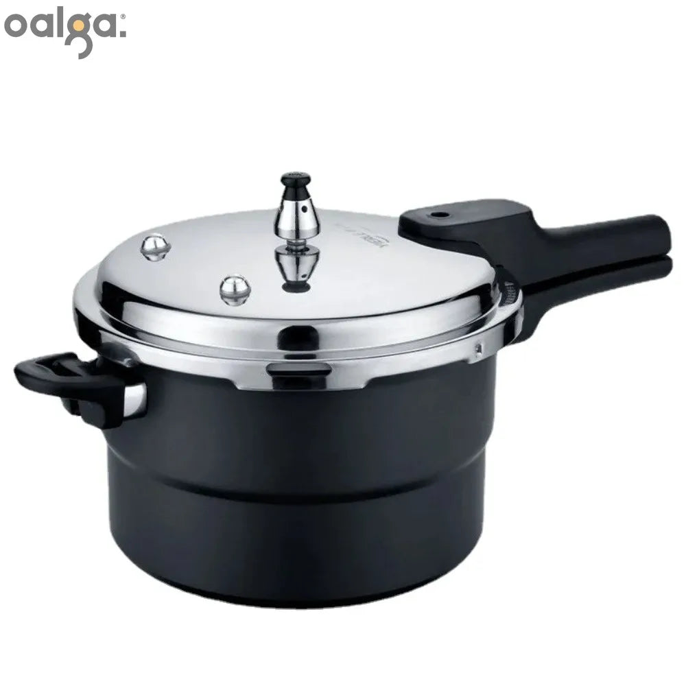 Ultra-Durable Stainless Steel Pressure Cooker for Gas and Induction Stoves with Non-Stick Coating Safety Features 압력밥솥 قدر ضغط