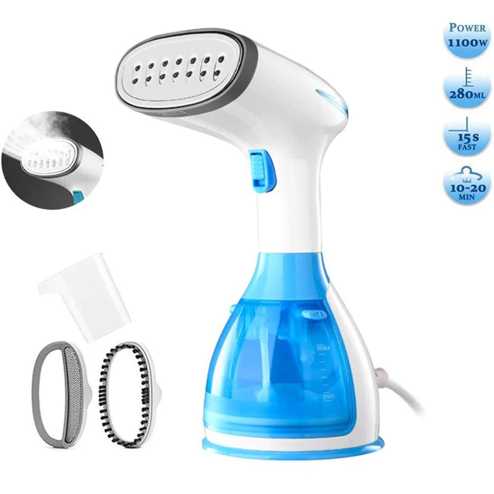 1500W Electric Steam Iron for Clothes Travel Home 220V 110V Mini Portable Handheld Garment Steamer Ironing Machine Generator 다리미