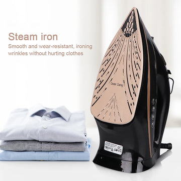 Electric Steam Iron Home Appliance Handheld Cloth Iron for Clothes Ceramic Plate Large Steam 2200W for household