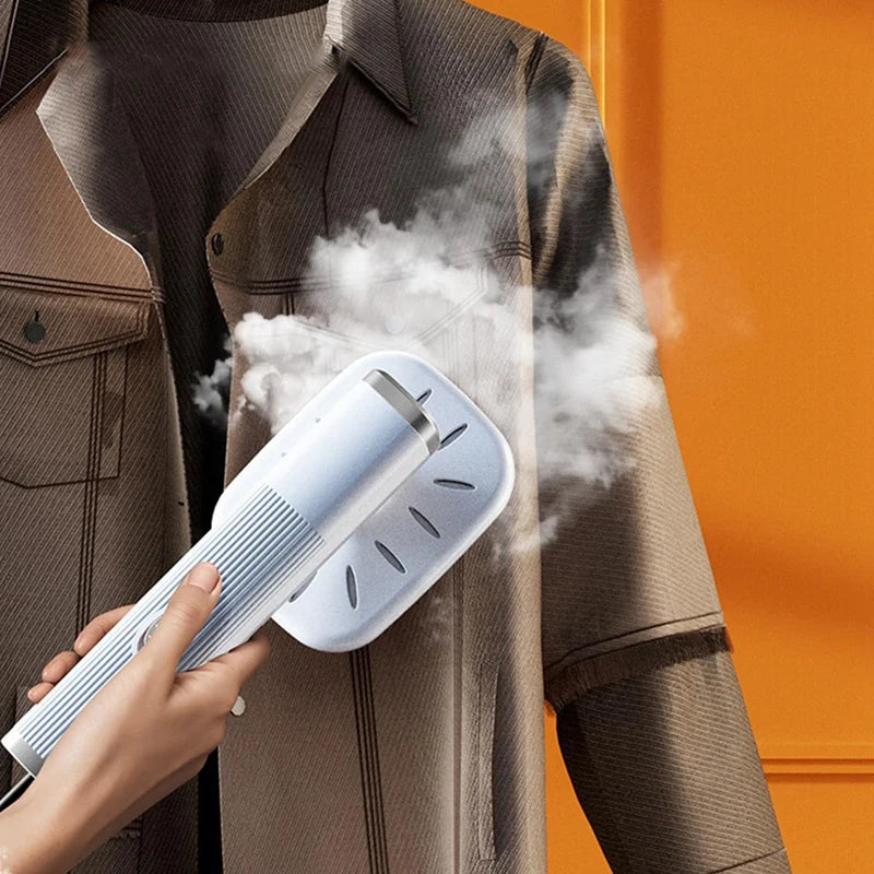 Portable Travel Steamer For Clothes Mini Steam Iron 180°Rotatable Handheld Steam Iron For Fabric Clothes