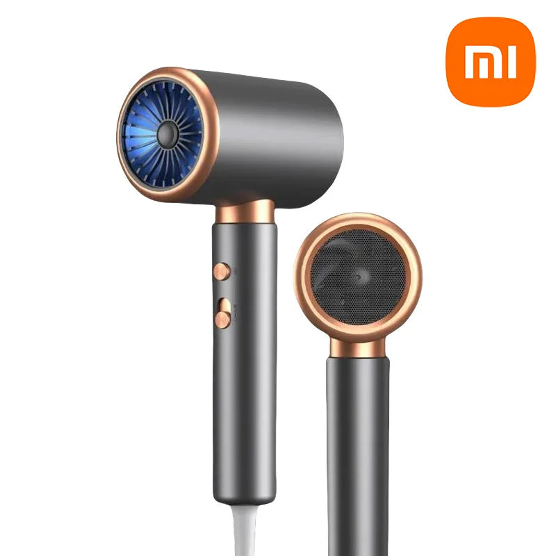 Xiaomi Hair Dryer Hot Cold Wind Air Brush Hairdryer Negative Lonic Blow Dryer Strong PowerDryer Salon Tool 2400W 3th Gear