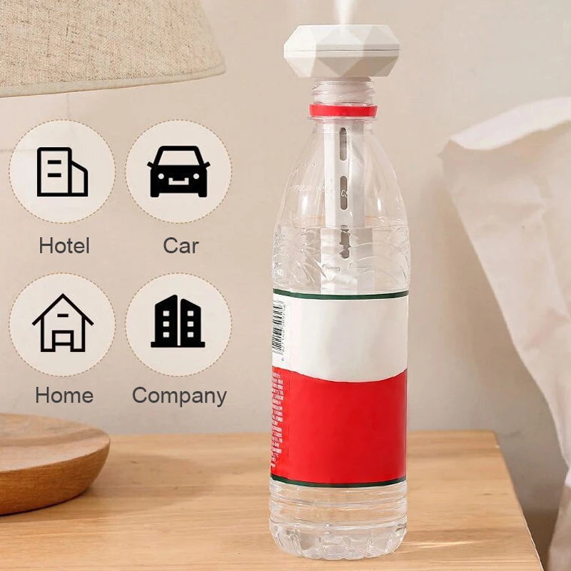 Mini Humidifier Ultrasound Portable USB Air Purifier Aroma Anion Diffuser Humidifiers ED Lamp Mist Maker Foy Home Car