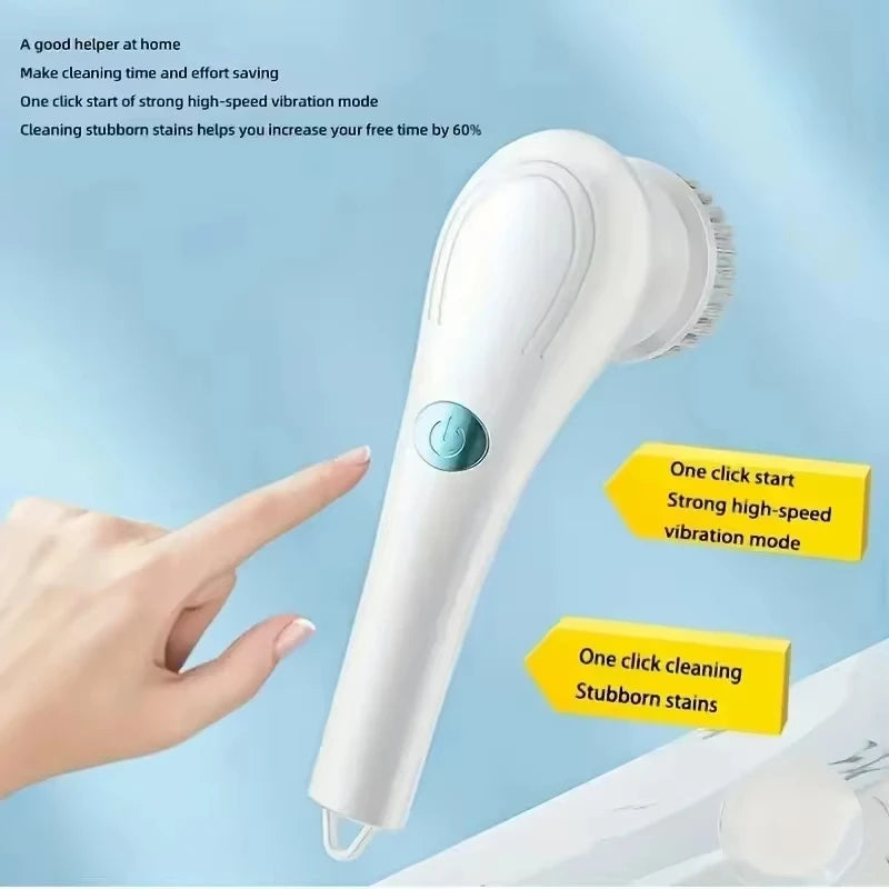 Xiaomi MIJIA 5-in-1 Electric Cleaning Brush Multifunctional Handheld Wireless Clean USB Rechargeable Bathroom Kitchen Clean Tool