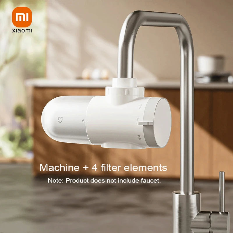 2024 New XIAOMI Mijia Faucet Water Purifier 2 Household Kitchen Tap Visible Water Filter Activated Carbon Percolator System