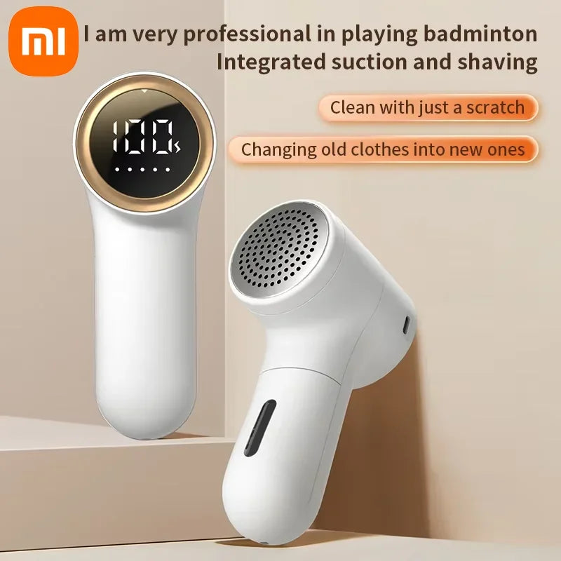 XIAOMI MIJIA Lint Remover USB Rechargeable Digital Display Hairball Trimmer Portable Clothes Shaver Removes Lint from Clothes