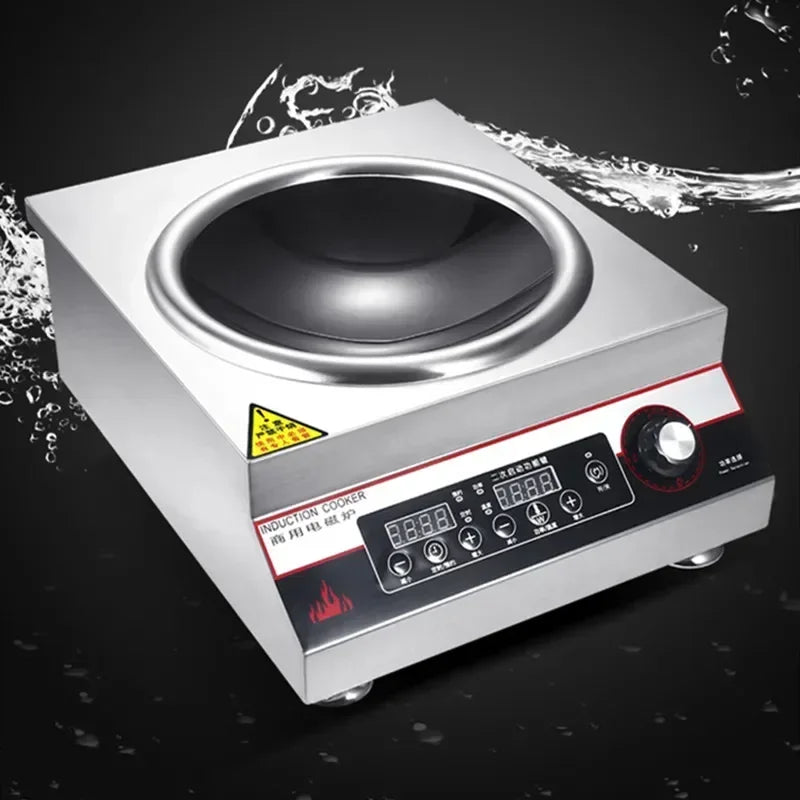 Eoctoe 5000w Induction Cooker Commercial Induction Kitchen Panel Cooking Household Induction Cooktop Single Cooker Electric Hob