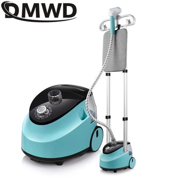 DMWD Electric Vertical Garment Steamer Iron Adjustable Clothes Steamer Hanging Ironing Machine Dry Cleaning Steam Brush 2000W