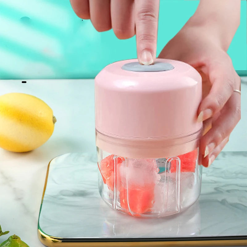 Mini Automatic Ice Crusher Usb Electric Ice Cream Maker Stainless Steel Ice Cream Maker Convenient Portable Kitchen Tools