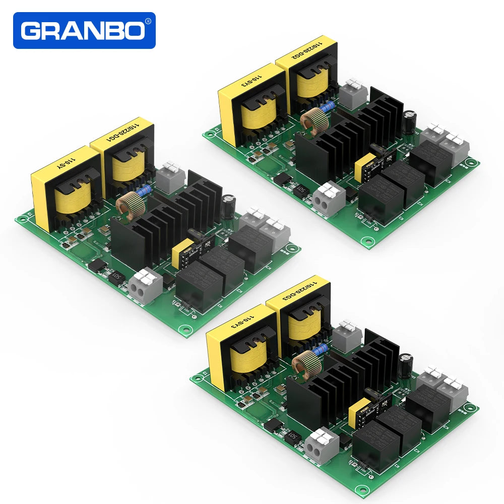 Granbo 60W-180W 40KHz Digital Board for Ultrasonic Cleaner 1-30L DIY Accessories 110V/220V PCB