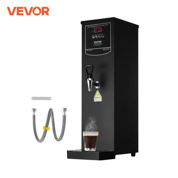 VEVOR 10 15 20 L Commercial Water Boiler Electric Hot Water Dispenser Fast Heating 50L per Hour for Coffee Tea Restaurant Office