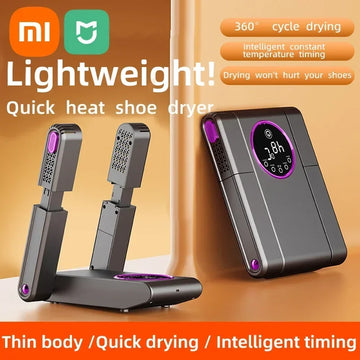 Xiaomi New Shoe Dryer Intelligent Timer Adjustable Dryer Quick Drying Deodorizing Sterilizing Shoe Dryer Shoe Warmer Heater