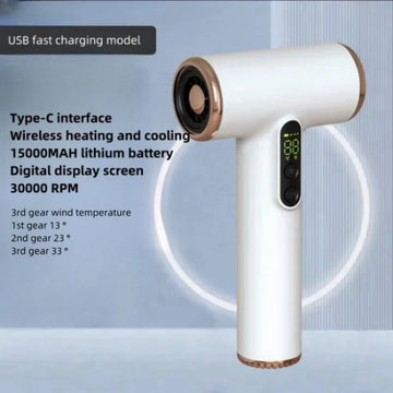 Hot Selling High-Value Wireless Hair Dryer With Wireless Use Of Cold And Warm Air For Children's Dormitory Travel USB Charging