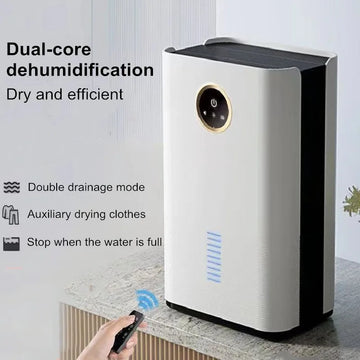 2.5L Small Household Dehumidifier Quiet Indoor Drying Dehumidification White Touch Quiet Household Desiccant Technology Electric