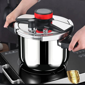 Pressure Cookers Highly Quality Energy Saving Gas And Induction Cooker 304 Stainless Steel Pressure Cooker 6 litre