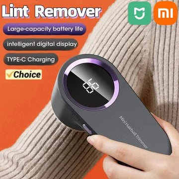 Xiaomi Lint Remover Portable Electric Rechargeable Fuzz Pellet Remover With LED Display For Clothes Fabric Shaver Fluff Remover