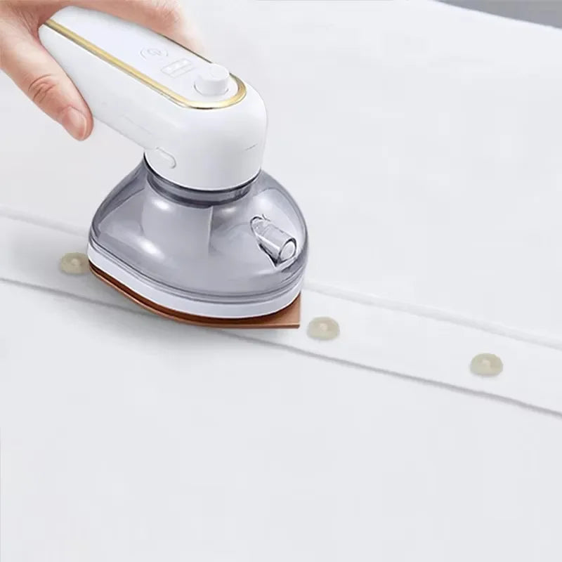 7.4V 130W 2500mAH 60ml USB Rechargeable Portable Mini Electric Iron Machine Wireless Hanging Ironing Machine Household Travel