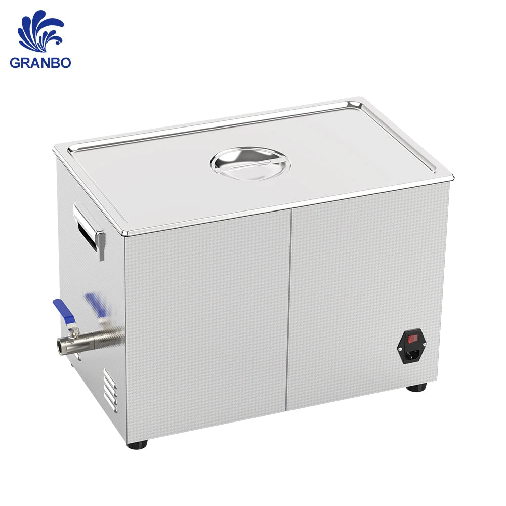 GRANBO Multi-frequency Ultrasonic Cleaner 28/40/68/80/120KHz 30L 500W Noise Reduction Intelligent Sweep Pulse Degas