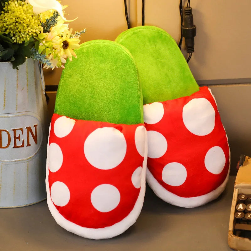 Super Luigi Bros Anime Cosplay Kawaii Slippers