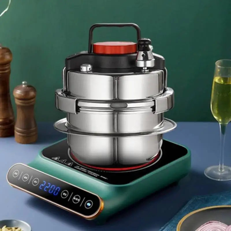 Mini Pressure Cooker Electric Rice Pot 5 minutes Guoba Pot for 1-2 people Pressure Cooker Electric Rice Pot 1.4L Home Camping