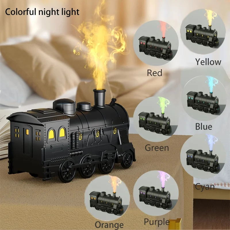 Train Air Humidifier With Remote Control Ultrasonic Aromatherapy Diffusers Mist Maker Fragrance Essential Oil Aroma Difusor