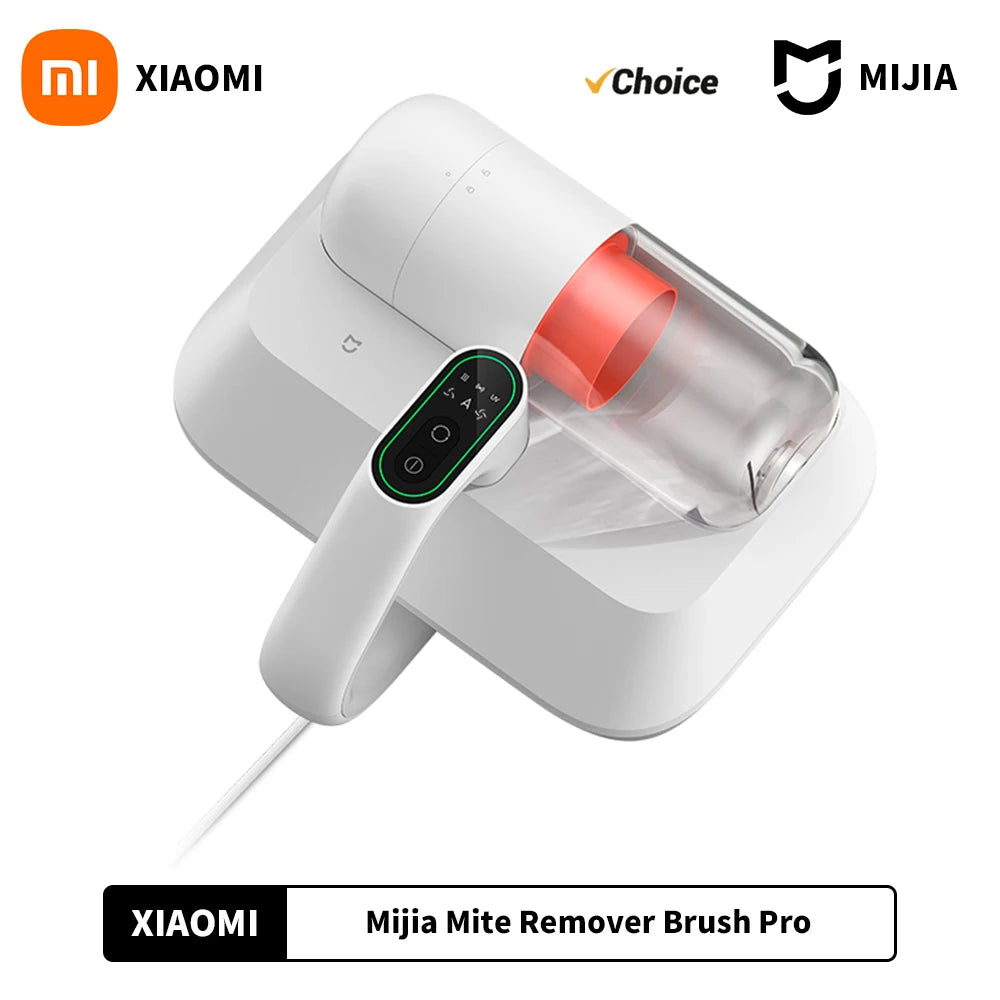 XIAOMI MIJIA Vacuum Mite Remover Brush Pro For Home Bed Quilt UV Sterilization Disinfection Dust 14kPa Handheld Vacuum Cleaners