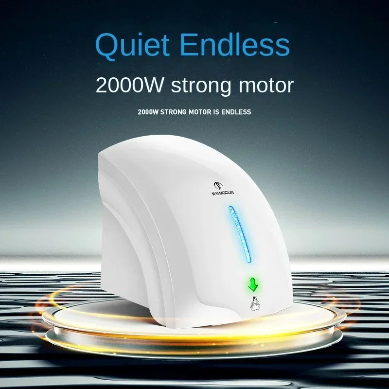 Morton Automatic Hand Dryer for Commercial and Home Use - Intelligent Touchless Hand Dryer for Washrooms