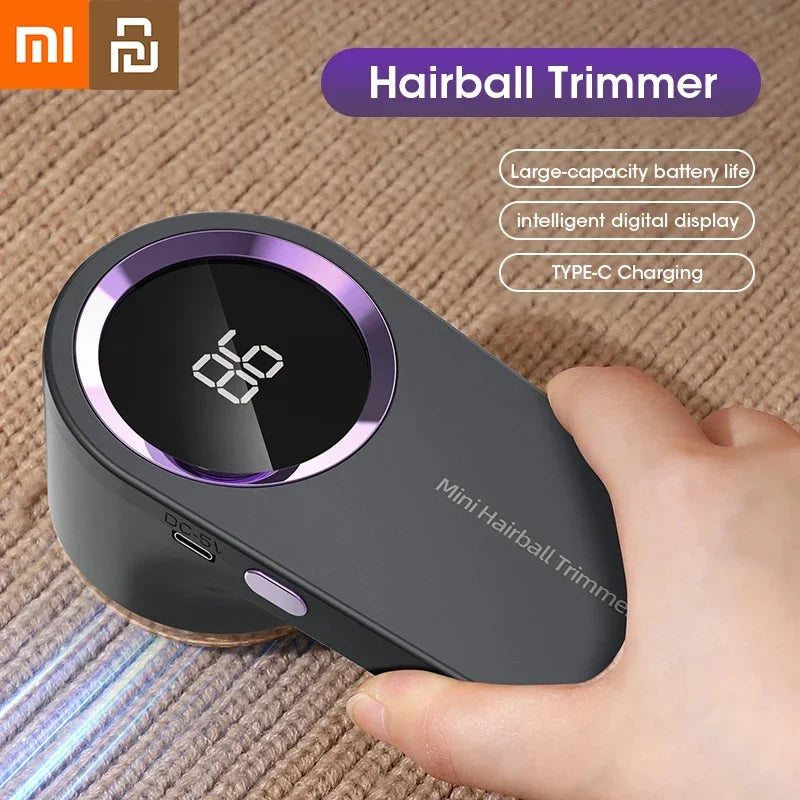 Xiaomi Youpin Lint Remover Electric Hairball Trimmer Smart LED Digital Display Fabric USB Charging Portable Professional Fast