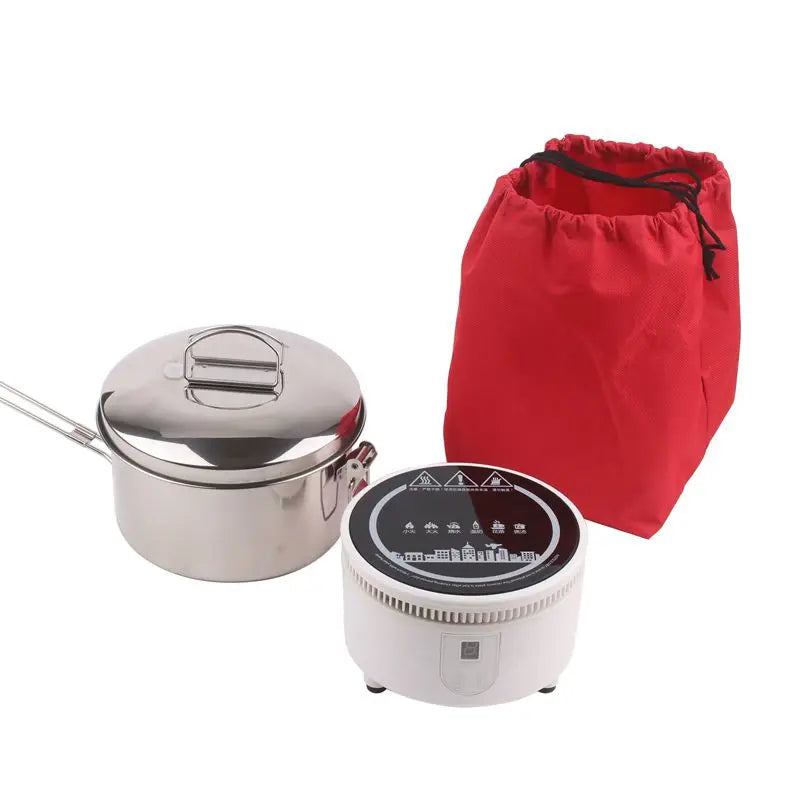 Multifunctional Portable Mini Induction cooker With Cook pot Mini Hot pot heating stove Household Furnace One-click Touch panel